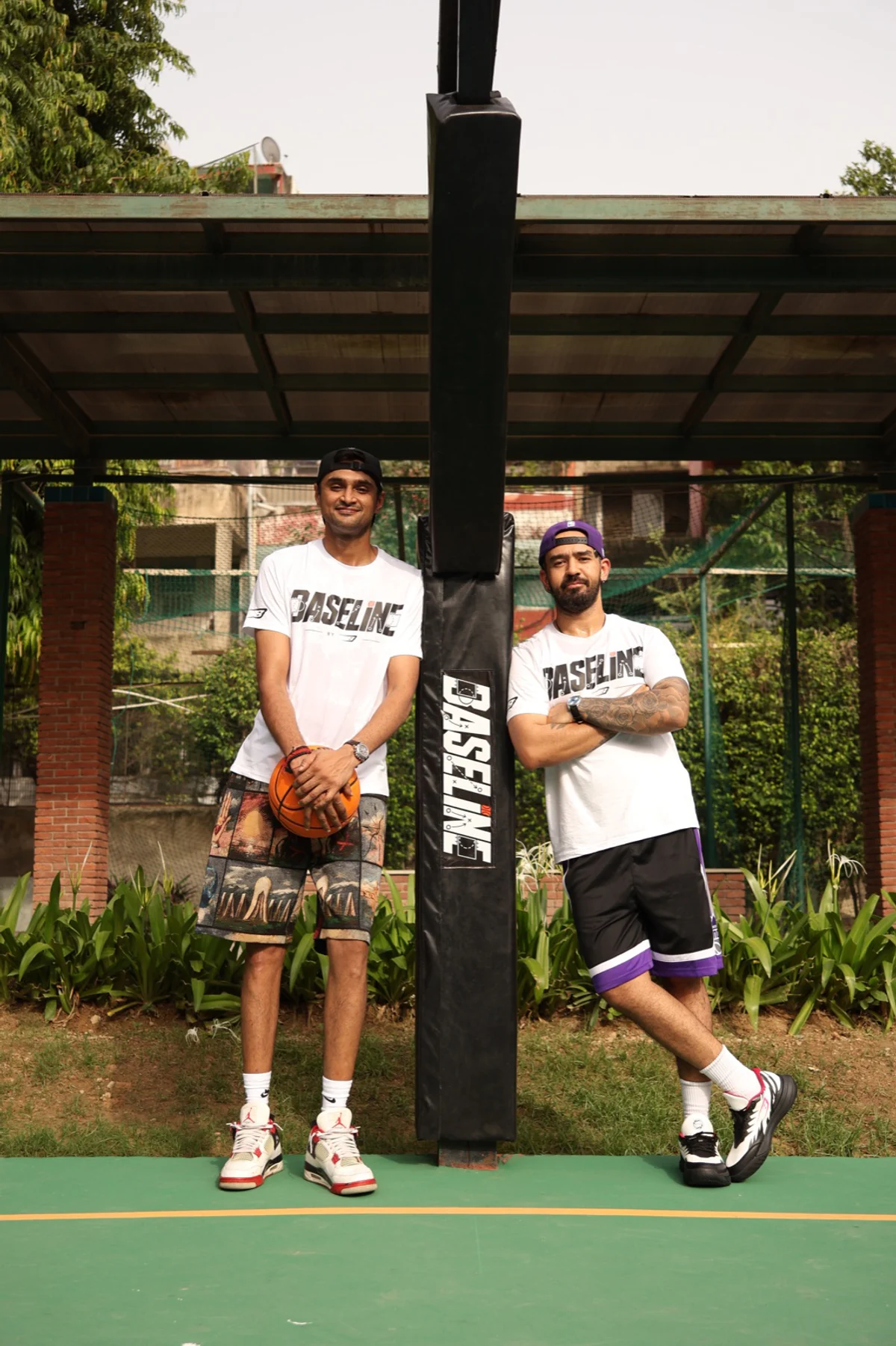 Basketball court memory from the Baseline story