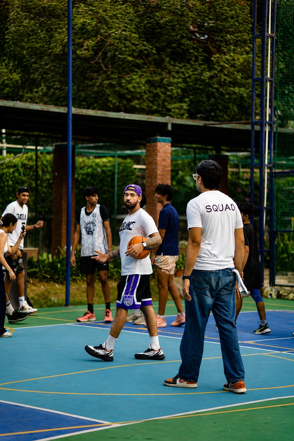 A Baseline coach giving clear instruction and feedback
